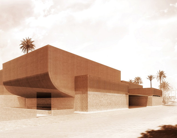 Muzeum Yves Saint Laurent w Marrakeszu, © 2016 Studio KO, Fondation Pierre Bergé – Yves Saint Laurent