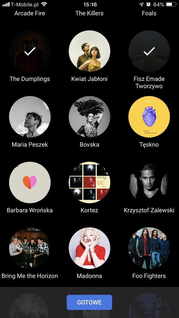 YouTube Music - test aplikacji