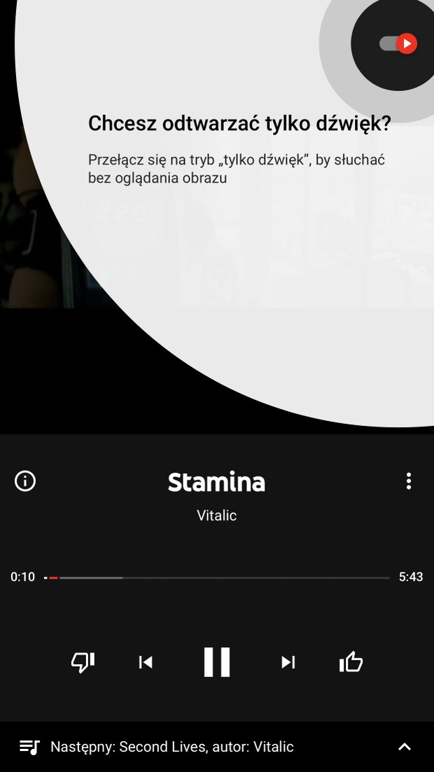 YouTube Music - test aplikacji