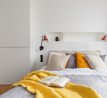 Loft z klimatem hygge na Bemowie, projekt: Decoroom