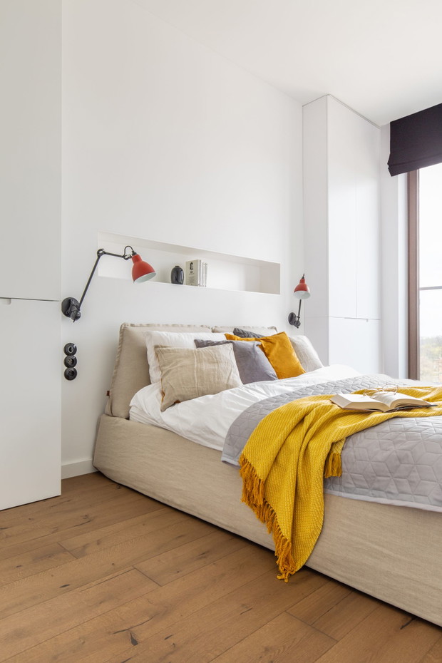 Loft z klimatem hygge na Bemowie, projekt: Decoroom