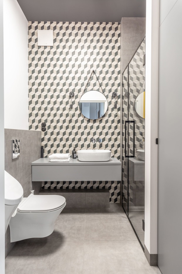 Loft z klimatem hygge na Bemowie, projekt: Decoroom
