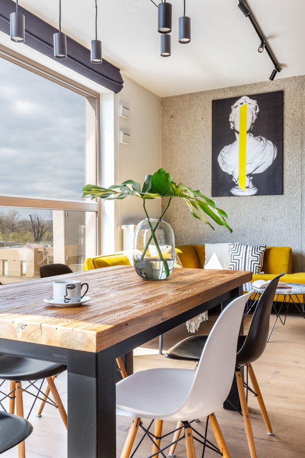 Loft z klimatem hygge na Bemowie, projekt: Decoroom