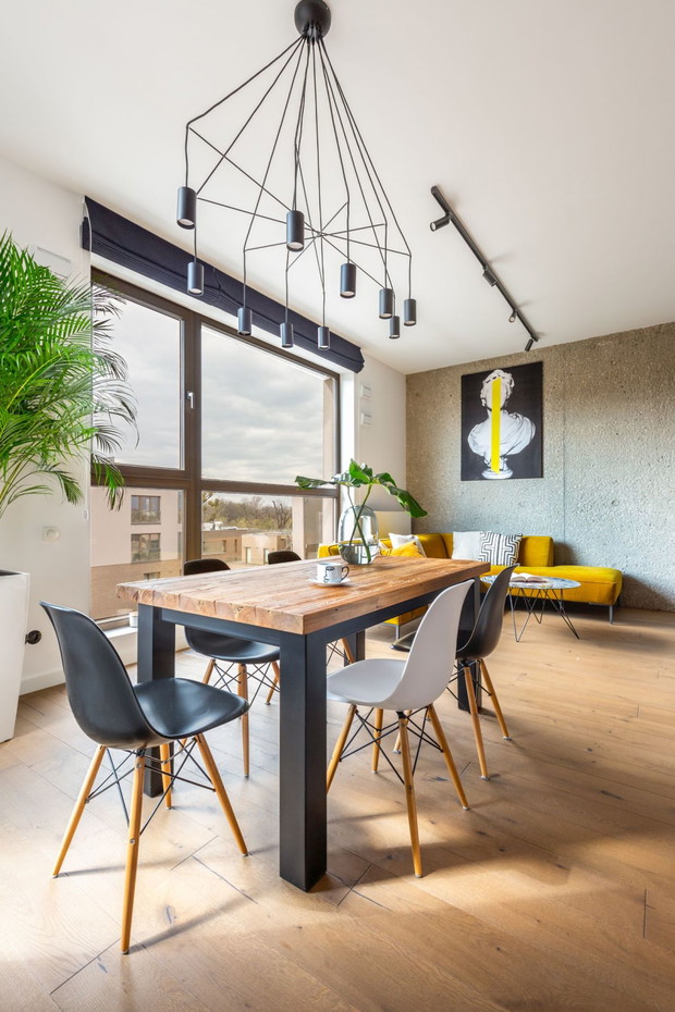Loft z klimatem hygge na Bemowie, projekt: Decoroom