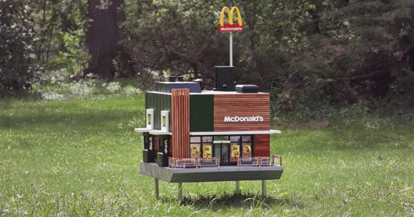 Najmniejszy McDonald's - ul McHive