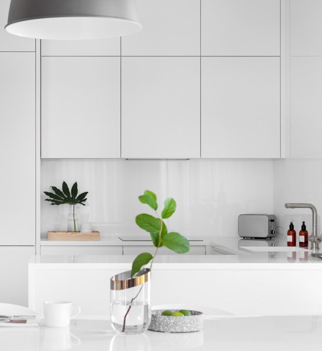 Mieszkanie w bieli, projekt: DESIGN MY DEER, fot. AYUKO STUDIO