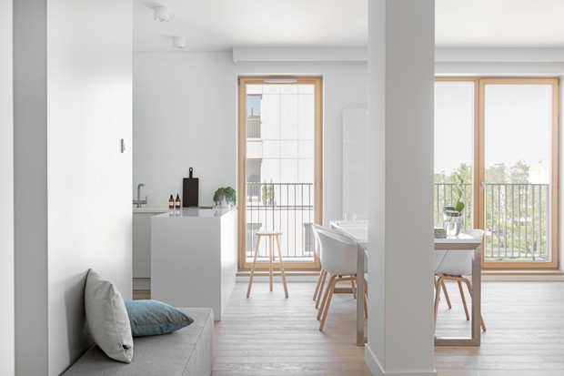 Mieszkanie w bieli, projekt: DESIGN MY DEER, fot. AYUKO STUDIO
