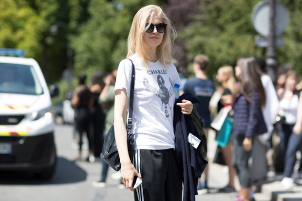 Street fashion:modelki na Paris Fashion Week haute couture AW17
