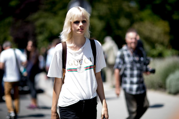Street fashion:modelki na Paris Fashion Week haute couture AW17