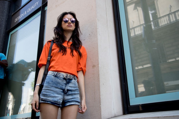 Street fashion:modelki na Paris Fashion Week haute couture AW17