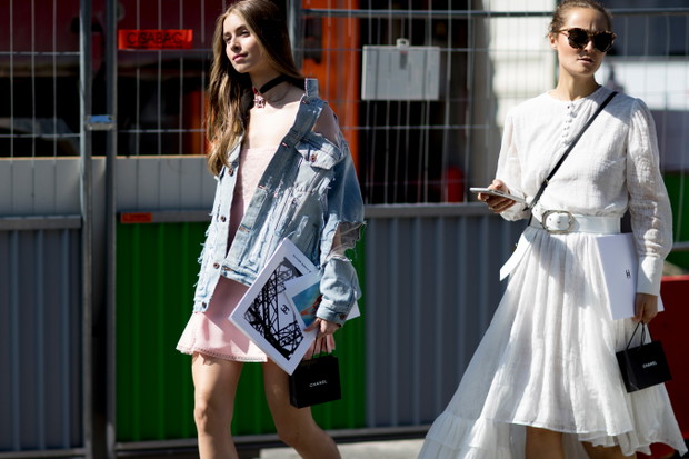 Street fashion: Paris Fashion Week haute couture jesień-zima 2017/2018