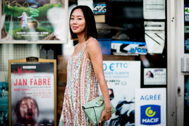 Street fashion: Paris Fashion Week haute couture jesień-zima 2017/2018