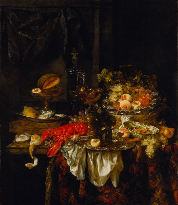 Abraham van Beyeren - Banquet Still Life