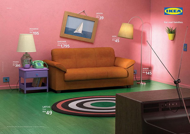 Salon z Simpsonów według IKEA