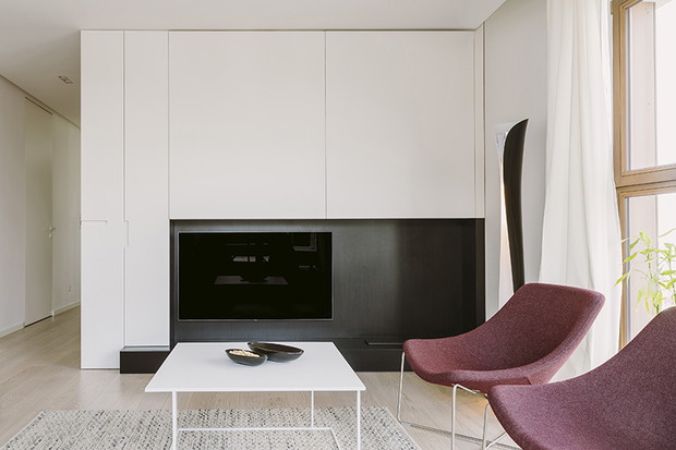 Nowoczesny apartament przy Woronicza, projekt: Anna Maj interiors