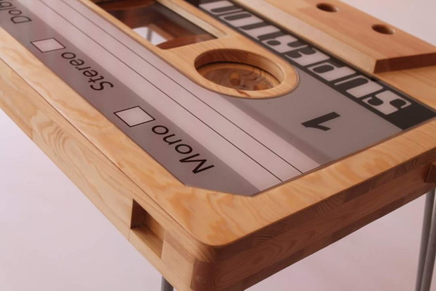 Stolik kaseta magnetofonowa, projekt: Tomasz Tecław, fot. mat. prasowe Tomcraft