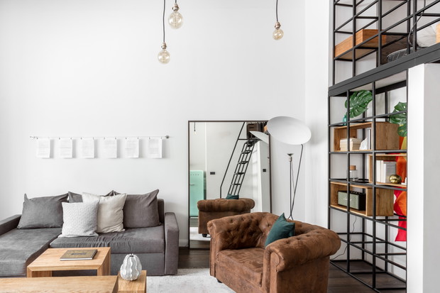 Loft w Krakowie, projekt: Magdalena Załoga, pracownia Lokal Studio, fot. Ayuko Studio