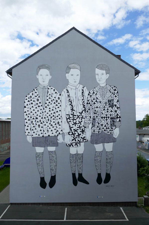 Mural Alicji Białej w Kassel, fot. mat. prasowe