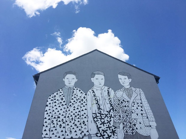 Mural Alicji Białej w Kassel, fot. mat. prasowe