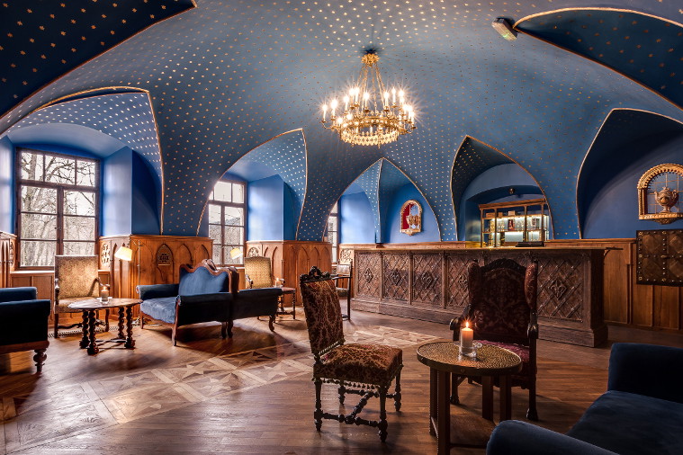 Sala klubowa, Zamek Karpniki, fot. mat. prasowe