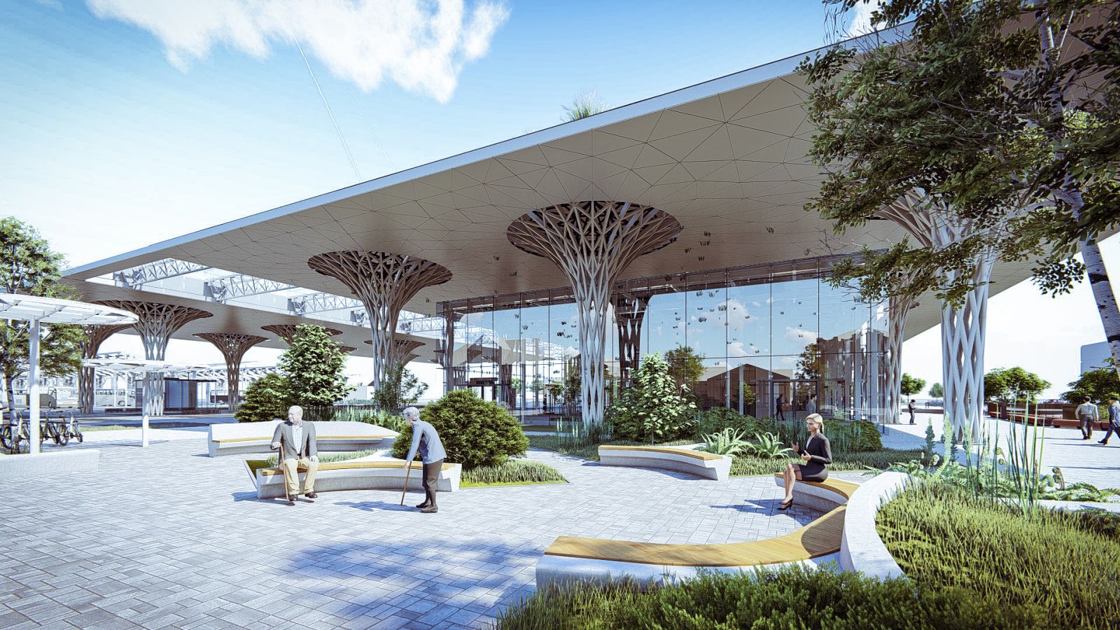 Zintegrowany Intermodalny Dworzec Metropolitalny w Lublinie, projekt: Tremend