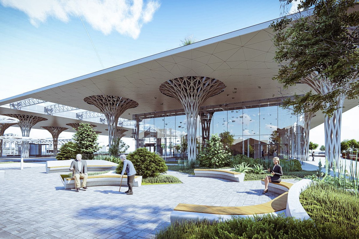 Zintegrowany Intermodalny Dworzec Metropolitalny w Lublinie, projekt: Tremend