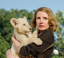 Jessica Chastain jako Antonina Żabińska w filmie "Azyl"