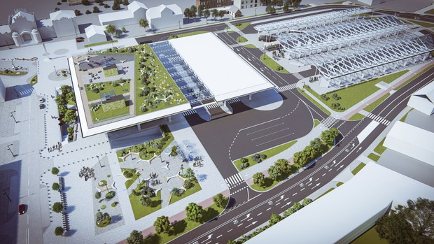 Zintegrowany Intermodalny Dworzec Metropolitalny w Lublinie, projekt: Tremend