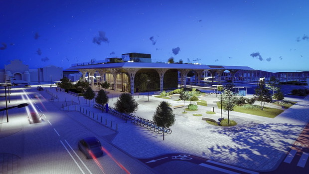 Zintegrowany Intermodalny Dworzec Metropolitalny w Lublinie, projekt: Tremend
