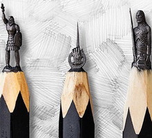Ołówkowe rzeźby z Gry o tron, Salavat Fidai, fot. salavatfidai
