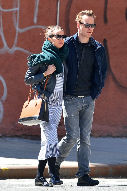 Alicia Vikander i Michael Fassbender w Nowym Jorku, 4.4