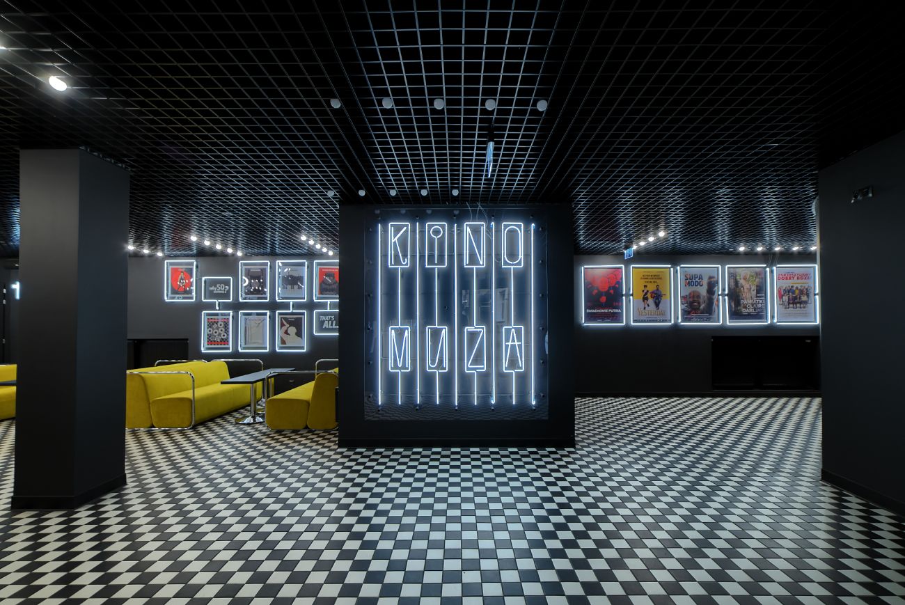 Poznańskie kino MUZA po modernizacji, projekt: TOYA DESIGN