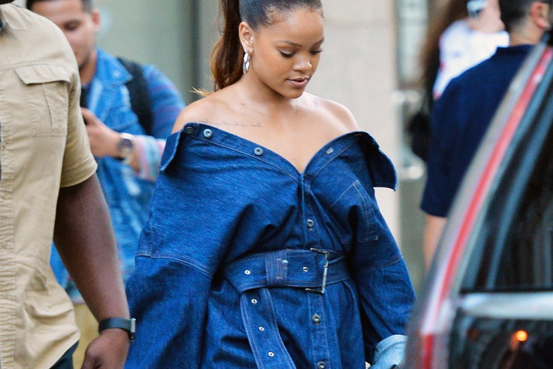 Rihanna na New York Fashion Week wiosna-lato 2018