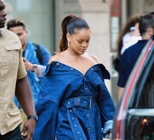 Rihanna na New York Fashion Week wiosna-lato 2018