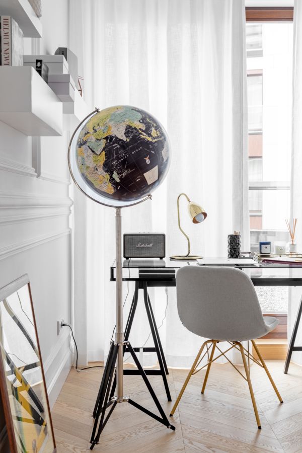 Jasny apartament na warszawskim Powiślu, projekt: Filip Domagała, Domagała Design, fot. Ayuko Studio