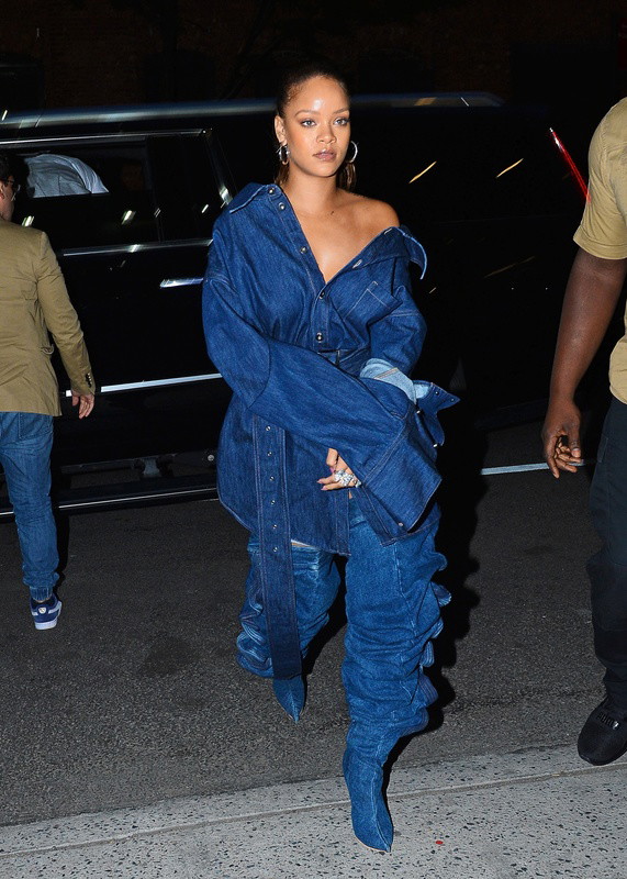 Rihanna na New York Fashion Week wiosna-lato 2018