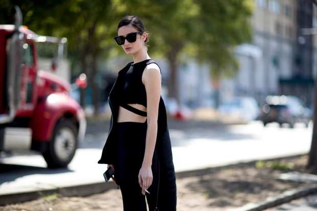 Zdjęcia street fashion NY Fashion Week AW17