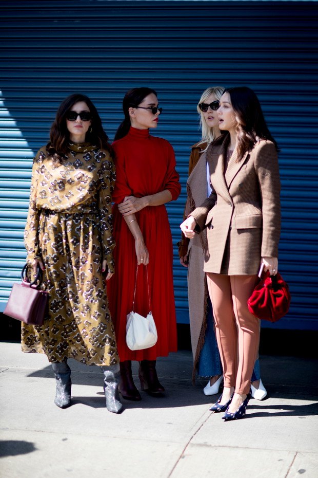 Zdjęcia street fashion NY Fashion Week AW17