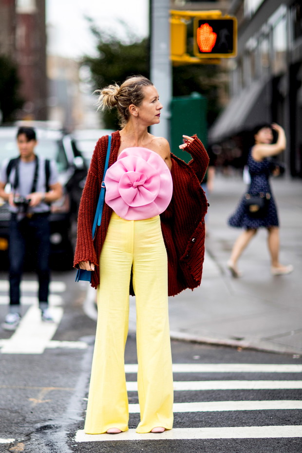 Zdjęcia street fashion NY Fashion Week AW17