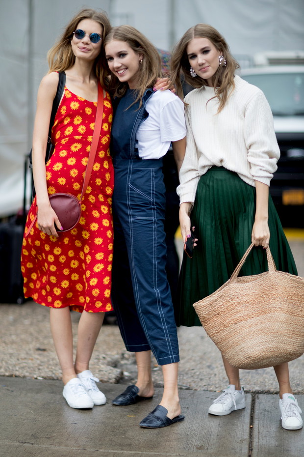 Zdjęcia street fashion NY Fashion Week AW17