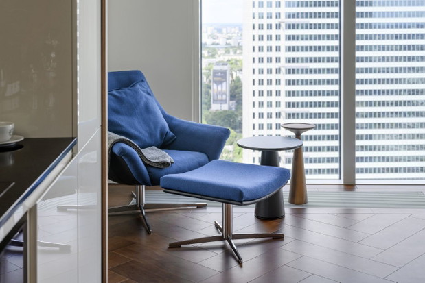 Apartament GLACE na 29 piętrze ZŁOTEJ 44, projekt: Studio AKSONOMETRIA