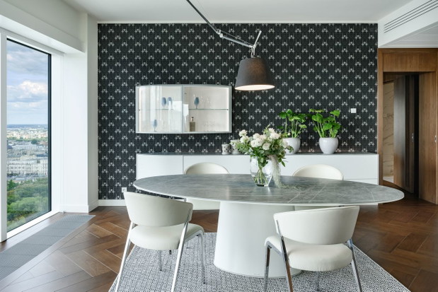 Apartament GLACE na 29 piętrze ZŁOTEJ 44, projekt: Studio AKSONOMETRIA