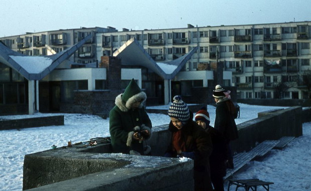 Oskar Hansen, Zofia Hansen, Osiedle im. Juliusza Słowackiego w Lublinie, lata 70. XX w. Dzięki uprzejmości Fundacji Zofii i Oskara Hansen.
