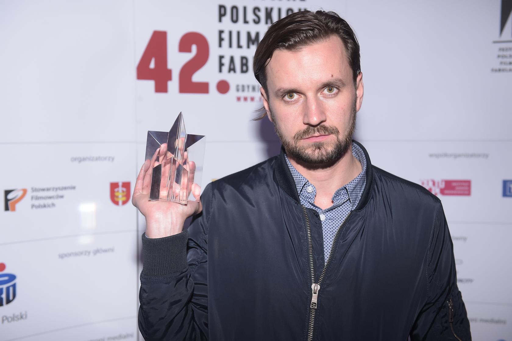 Kryształowa Gwiazda ELLE przyznana! [Festiwal Filmowy w Gdyni 2017]. Na zdjęciu Piotr Domalewski