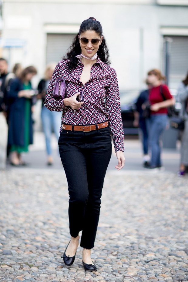 Zdjęcia street style Milan Fashion Week SS18