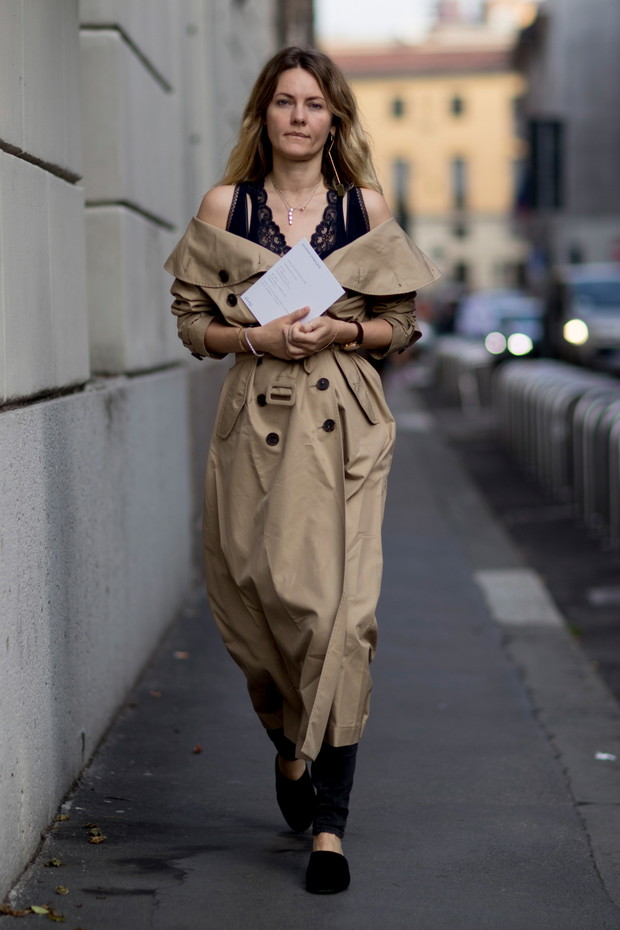 Zdjęcia street style Milan Fashion Week SS18