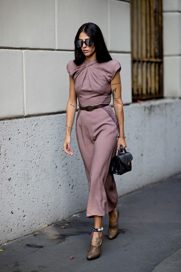 Zdjęcia street style Milan Fashion Week SS18