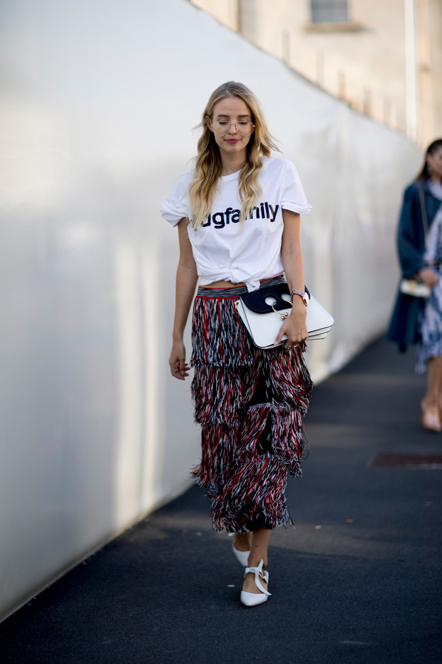 Zdjęcia street style Milan Fashion Week SS18