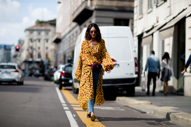 Zdjęcia street style Milan Fashion Week SS18
