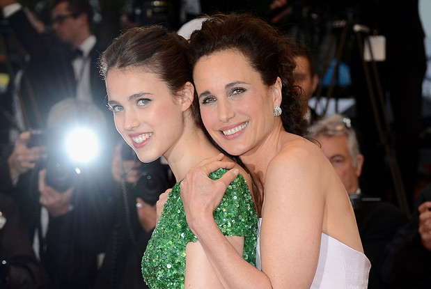 Andie MacDowell z córką